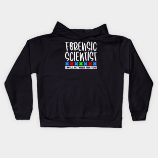 Forensic Scientist Kids Hoodie